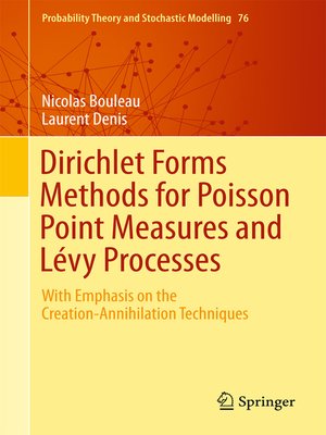 cover image of Dirichlet Forms Methods for Poisson Point Measures and Lévy Processes
